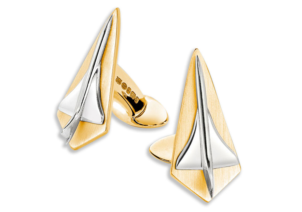 TMB Art Metal Concorde Cufflinks