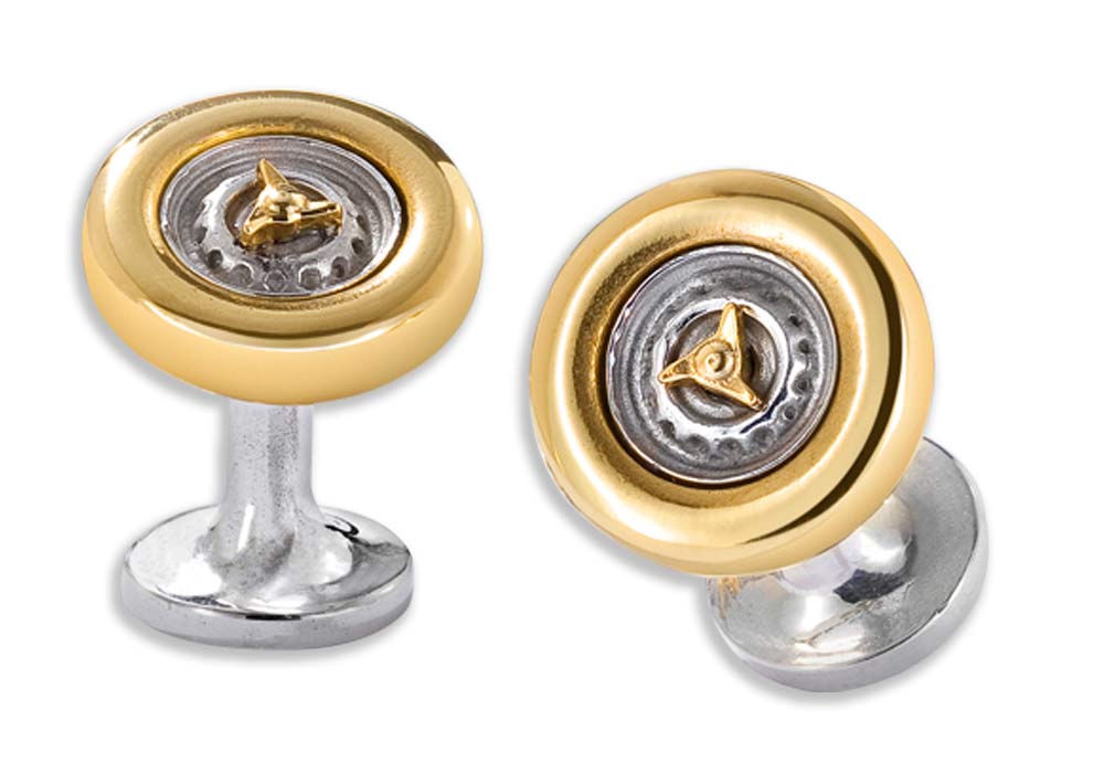 Jaguar D-Type Wheel Cufflinks