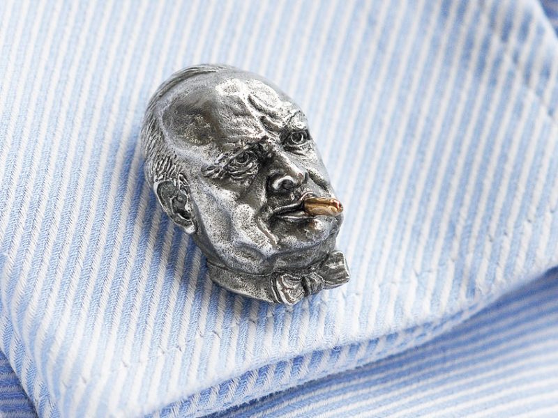 Churchill Aluminium Cufflinks - cuff